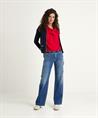 Cambio Jeans mit weitem Bein Tess
