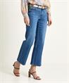 Cambio Jeans mit weitem Bein verkürztem Schnitt Francesca