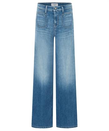 Cambio Jeans weitem Bein Taschen Tess