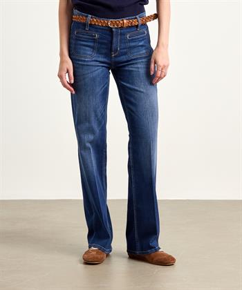 Cambio Jeans weitem Bein Taschen Tess