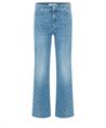 Cambio kick flare Jeans Kettenprint Paris