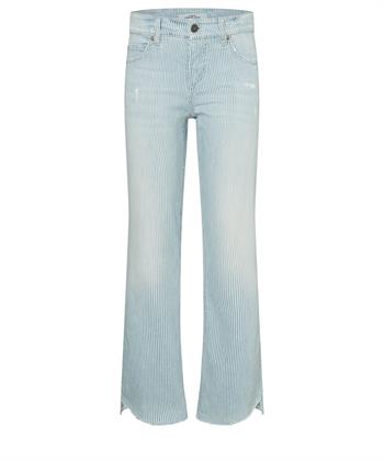 Cambio Kick Flare Jeans Streifen Faina