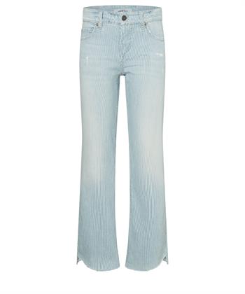 Cambio Kick Flare Jeans Streifen Faina