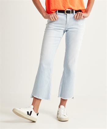 Cambio Kick Flare Jeans Streifen Faina