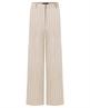 Cambio Leinenmischung Hose weitem Bein Streifen Mira