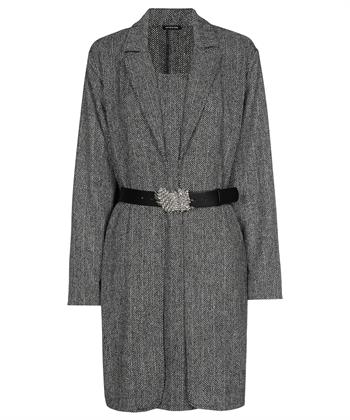 Caroline Biss Blazerkleid Fischgrätengürtel