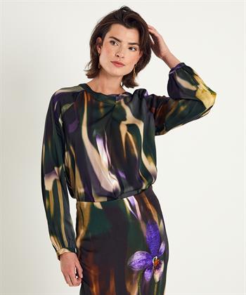 Caroline Biss Bluse mit Blumendruck