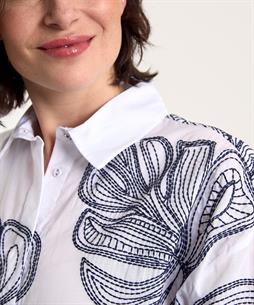 Caroline Biss Bluse mit Bordüren