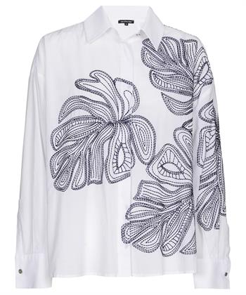 Caroline Biss Bluse mit Bordüren