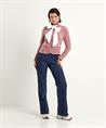 Caroline Biss Bluse mit Schleife und Nieten