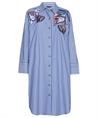 Caroline Biss Blusenkleid gestreiftes Blatt