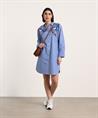 Caroline Biss Blusenkleid gestreiftes Blatt