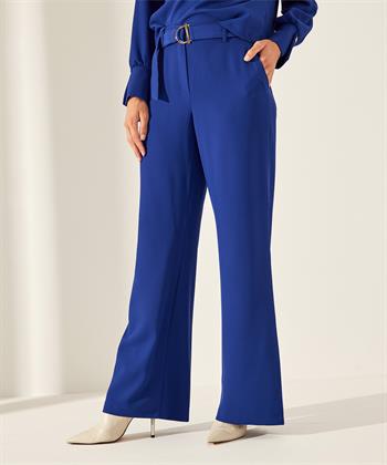 Caroline Biss Hose mit weitem Bein Rippe
