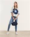 Caroline Biss Jacquard-Pullover Blume