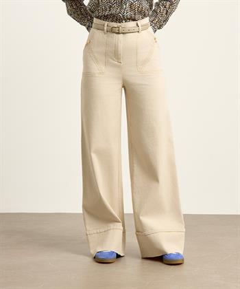 Caroline Biss Jeans weitem Bein Wickeltasche