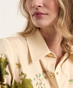 Caroline Biss Jumpsuit Gürtel und Blumendruck