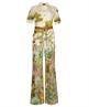 Caroline Biss Jumpsuit Gürtel und Blumendruck