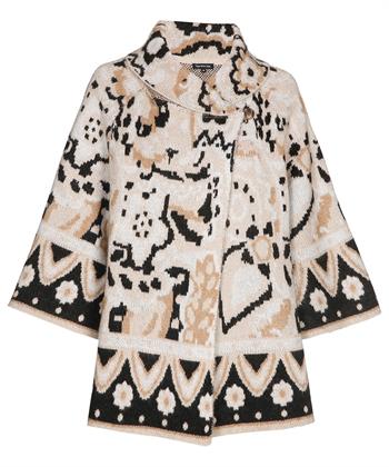 Caroline Biss Kimono-Strickjacke aus Jacquard