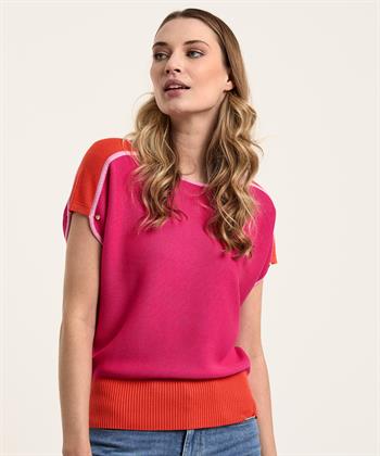 Caroline Biss kurzärmeliger Pullover