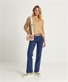 Caroline Biss Offener Strickpullover Lurex-Pailletten