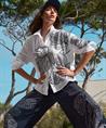 Caroline Biss Palazzo-Hose Blatt