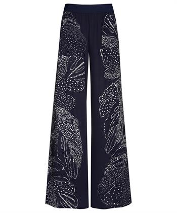 Caroline Biss Palazzo-Hose Blatt