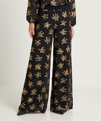 Caroline Biss Palazzo-Hose Schwalbe Print