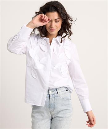 Caroline Biss Popeline-Bluse 3D-Blatt