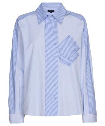 Caroline Biss Popeline Bluse Fancy Stripe