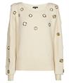 Caroline Biss Pullover aus Wollmischung offene Ringe