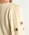 Caroline Biss Pullover aus Wollmischung offene Ringe