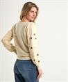 Caroline Biss Pullover aus Wollmischung offene Ringe