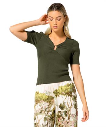 Caroline Biss Pullover Rippe