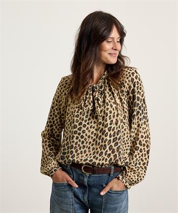 Caroline Biss Schleifenbluse Panther