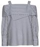 Caroline Biss schulterfreie Bluse streifen