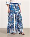 Caroline Biss Seiden-Palazzo-Hose Blatt