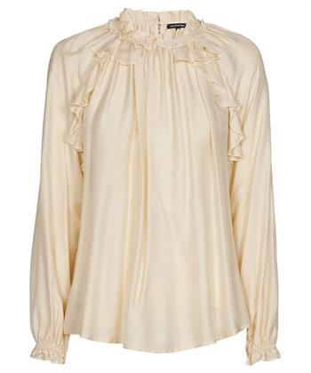 Caroline Biss Seidenmischung Bluse Rüschen