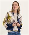 Caroline Biss seidiger Blouson big flower