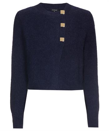 Caroline Biss Strickjacke mit asymmetrischen Knöpfen