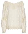 Caroline Biss Weithalsbluse Spitze