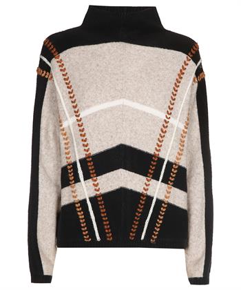 Caroline Biss zweifarbiger Pullover
