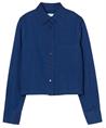 CLOSED korte spijker blouse
