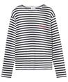 CLOSED Shirt gestreift mit Logodruck
