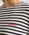 CLOSED Shirt gestreift mit Logodruck