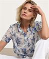 Emotions Baumwollbluse Voile Rüschenblüten Blume