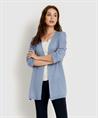 Emotions Leinen Cardigan Knopf