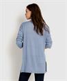 Emotions Leinen Cardigan Knopf