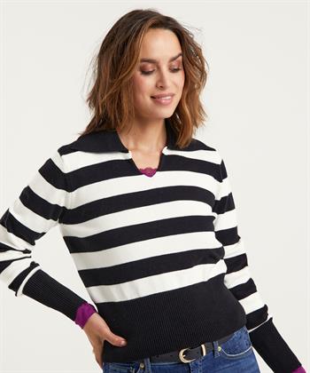 Emotions Polopullover gestreift