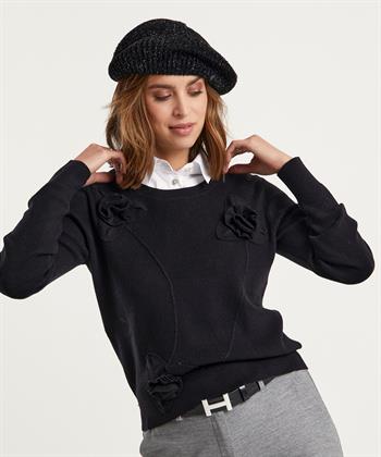 Emotions Pullover 3D-Blumen