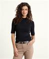 Emotions Pullover mit Krepp-Rollkragen